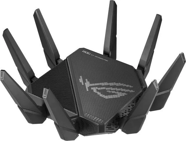 Alt view image 7 of 8 - ASUS ROG Rapture GT-AX11000 Pro Tri-Band WiFi 6 gaming router,  10G port, Quad-core 2.0 GHz CPU, ASUS RangeBoost Plus, UNII4, Triple-level game acceleration, Lifetime internet security, AiMesh support