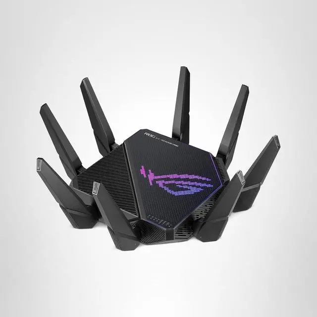 Main image of ASUS ROG Rapture GT-AX11000 Pro Tri-Band WiFi 6 gaming router,  10G port, Quad-core 2.0 GHz CPU, ASUS RangeBoost Plus, UNII4, Triple-level game acceleration, Lifetime internet security, AiMesh support