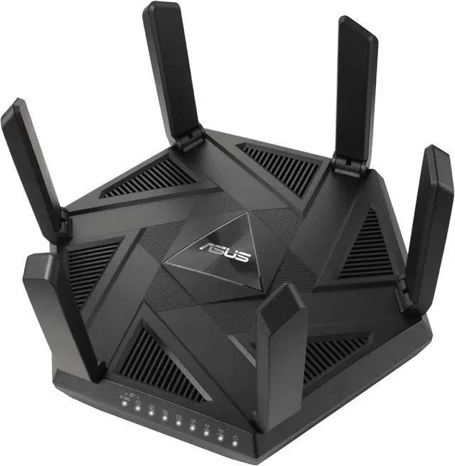 Alt view image 4 of 9 - ASUS RT-AXE7800 Tri-band WiFi 6E (802.11ax) Router, 6GHz Band, ASUS Safe Browsing, Upgraded Network Security, Instant Guard, Built-in VPN Features, Free Parental Controls, 2.5G Port, AiMesh Support