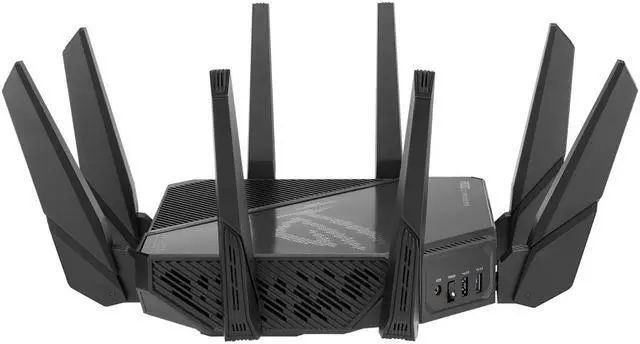 Alt view image 6 of 11 - ASUS ROG Rapture GT-AX11000 Pro Tri-Band WiFi 6 gaming router, 2.5G port, 10G port, Quad-core 2.0 GHz CPU, ASUS RangeBoost Plus, UNII4, Triple-level game acceleration, Lifetime internet security, and AiMesh support