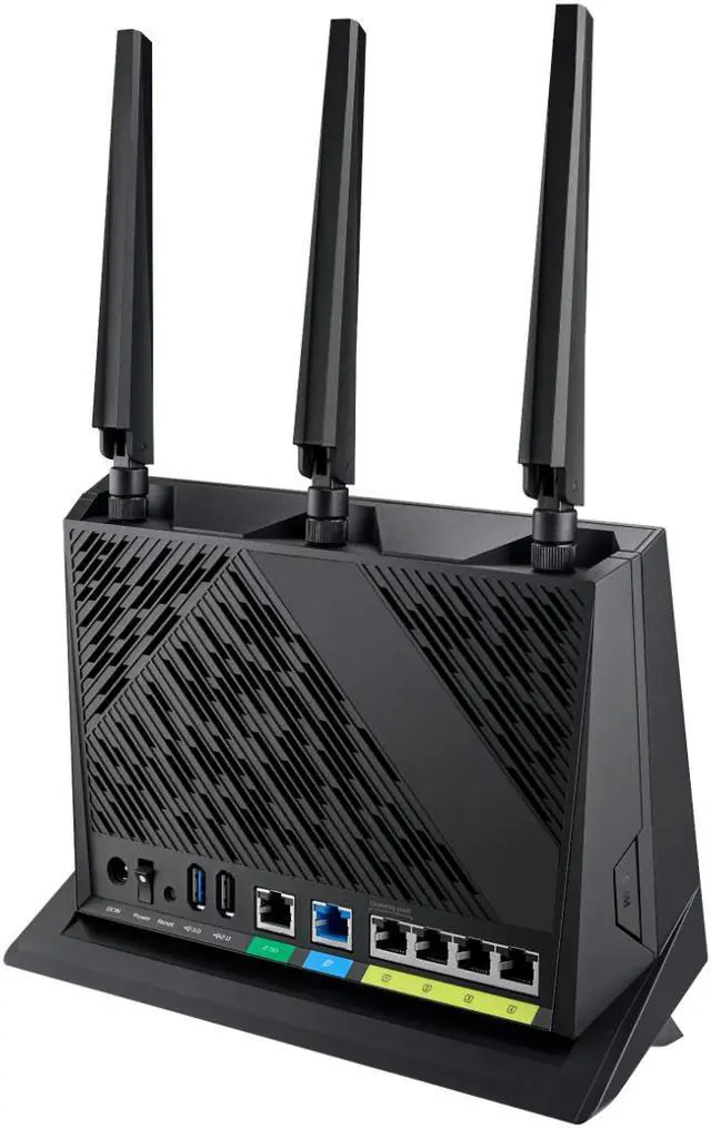Alt view image 4 of 7 - ASUS RT-AX86U Pro (AX5700) Dual Band WiFi 6 Extendable Gaming Router, 2.5G Port, Gaming Port, Mobile Game Mode, Port Forwarding, Subscription-Free Network Security, VPN, AiMesh Compatible