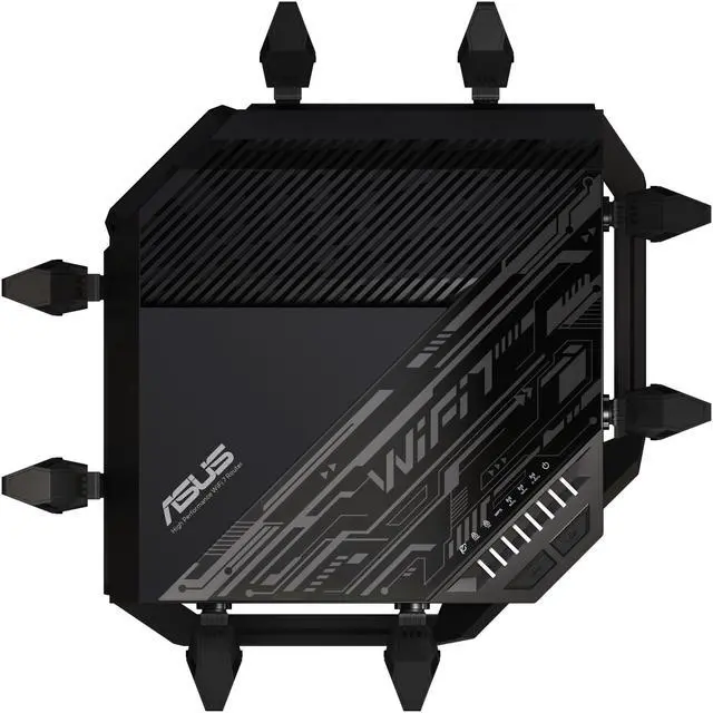 Alt view image 5 of 9 - ASUS RT-BE96U BE19000 802.11BE Tri-Band Performance WiFi 7 Extendable Router with 6GHz support, Dual 10G Port, 320Mhz, lifetime internet security , *MLO, AiMesh Support