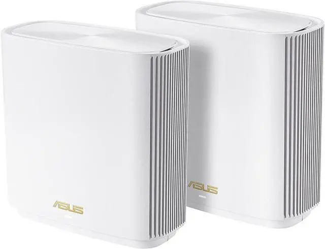 Main image of Manufacturer REFURBISHED- ASUS ZenWiFi Whole-Home Tri-Band Mesh WiFi 6E System (ET8 2PK), Coverage up to 5,500 sq.ft & 6+Rooms, 6600Mbps, New 6GHz Band, AiMesh,Instant Guard
