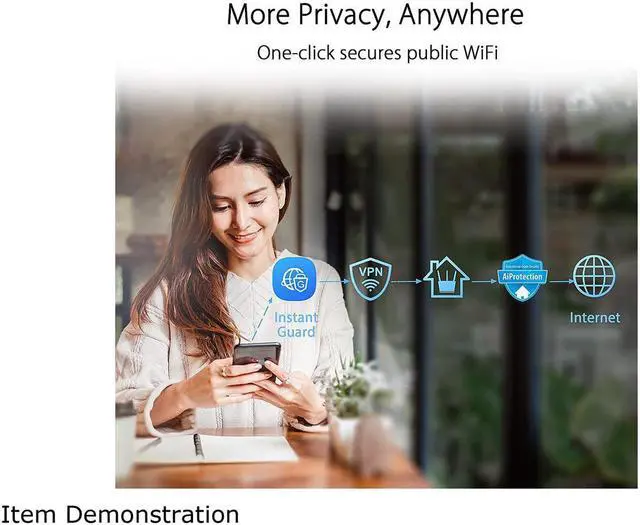 Alt view image 4 of 8 - Manufacturer REFURBISHED- ASUS ZenWiFi Whole-Home Tri-Band Mesh WiFi 6E System (ET8 2PK), Coverage up to 5,500 sq.ft & 6+Rooms, 6600Mbps, New 6GHz Band, AiMesh,Instant Guard
