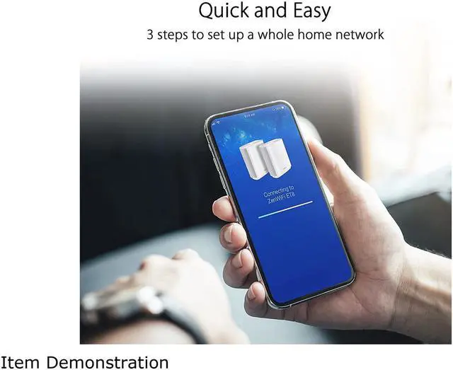 Alt view image 6 of 8 - Manufacturer REFURBISHED- ASUS ZenWiFi Whole-Home Tri-Band Mesh WiFi 6E System (ET8 2PK), Coverage up to 5,500 sq.ft & 6+Rooms, 6600Mbps, New 6GHz Band, AiMesh,Instant Guard