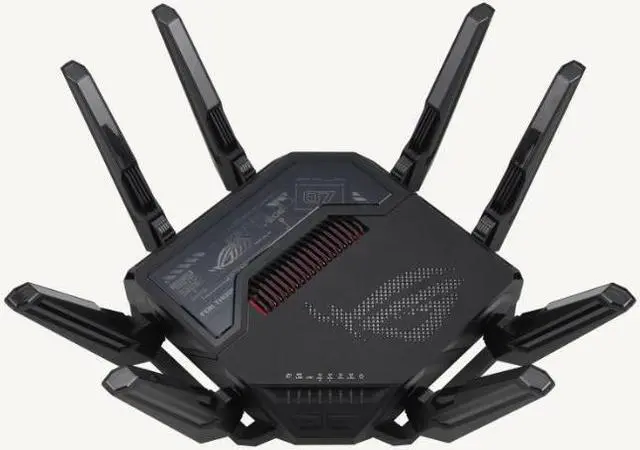 Alt view image 3 of 8 - ASUS ROG Rapture GT-BE98 PRO First Quad-Band WiFi 7 Gaming Router supports 320MHz, Dual 10G Port, Triple-level Game Acceleration, Mobile Game Mode, Subscription-Free Security, AiMesh, and VPN features