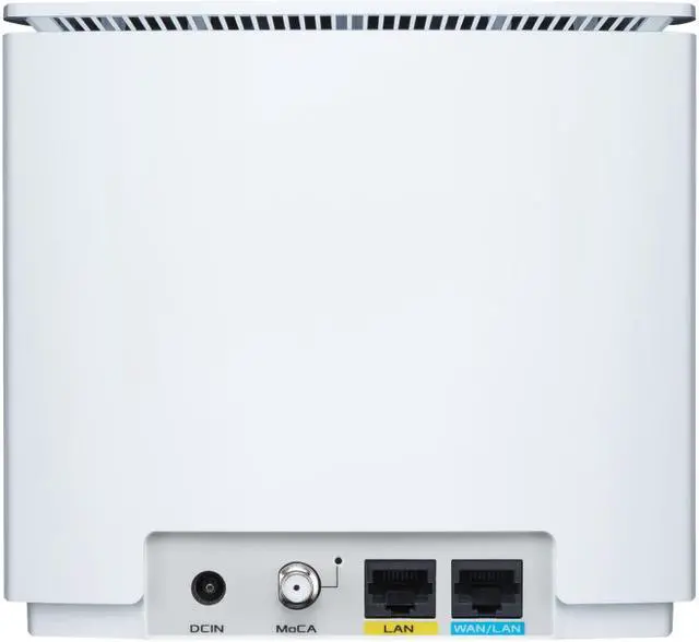 Alt view image 2 of 5 - ASUS ZenWiFi AX Hybrid(XC5) AX3000 + MoCA 2.5 Mesh WiFi 6 System (1pk) - Whole Home Coverage up to 2,400 Sq.Ft. & 2+ Rooms for Thick Walls, AiMesh, Free Lifetime Security, Easy Setup