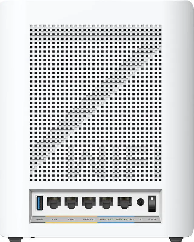 Alt view image 3 of 7 - ASUS ZenWiFi BQ16 Pro Quad-band WiFi 7 Mesh Router (2 Pack), up to 8000 sqft, 2x 10G ports each, Smart Home Master with multi-SSID, VPN & parental controls, Subscription-free security, AiMesh
