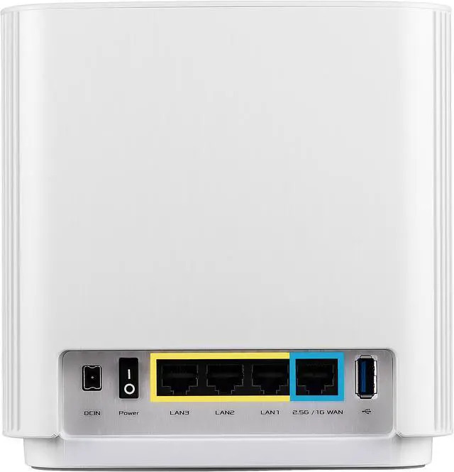 Alt view image 5 of 5 - ASUS ZenWiFi Whole-Home Tri-band Mesh WiFi 6E System (ET8 1PK), Coverage up to 2,750 sq.ft, 6600Mbps, new 6GHz band, AiMesh, Lifetime Free Internet Security, Parental Control, Easy Setup