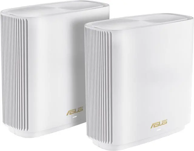Main image of ASUS ZenWiFi Whole-Home Tri-band Mesh WiFi 6E System (ET9 2PK), Coverage up to 5,500 sq.ft, 7800Mbps, new 6GHz band, AiMesh, Lifetime Free Internet Security, Parental Control, Easy Setup