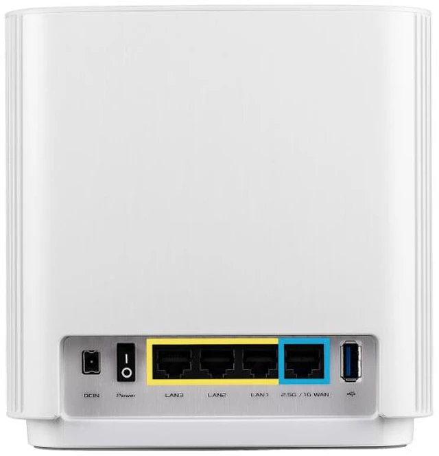 Alt view image 2 of 4 - ASUS ZenWiFi Whole-Home Tri-band Mesh WiFi 6E System AXE7800, Coverage up to 7,800 sq.ft, 7800Mbps, new 6GHz band, AiMesh, Lifetime Free Internet Security, Parental Control, Easy Setup