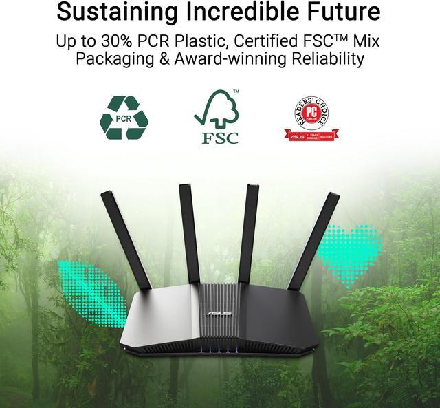 Alt view image 7 of 9 - ASUS RT-BE58U WiFi 7 AiMesh Extendable Router, 4K-QAM, MLO, AI Detection 2.5G WAN/LAN port , Four 1G ports, Commercial-Grade Network Security, Parental Control, IoT network, Kid’s network, VPN network