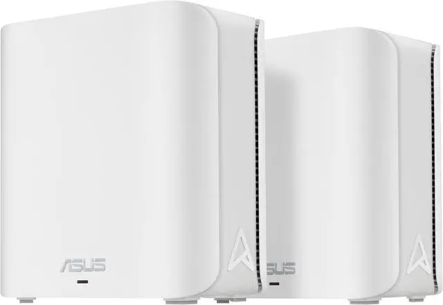 Main image of ASUS ZenWiFi BD4 (2-Pack) Dual-Band WiFi 7 Mesh, 3600 Mbps, 4900 sq.ft., Dual 2.5G Ports, Security and Parental Controls Included, Smart Home Master SSIDs