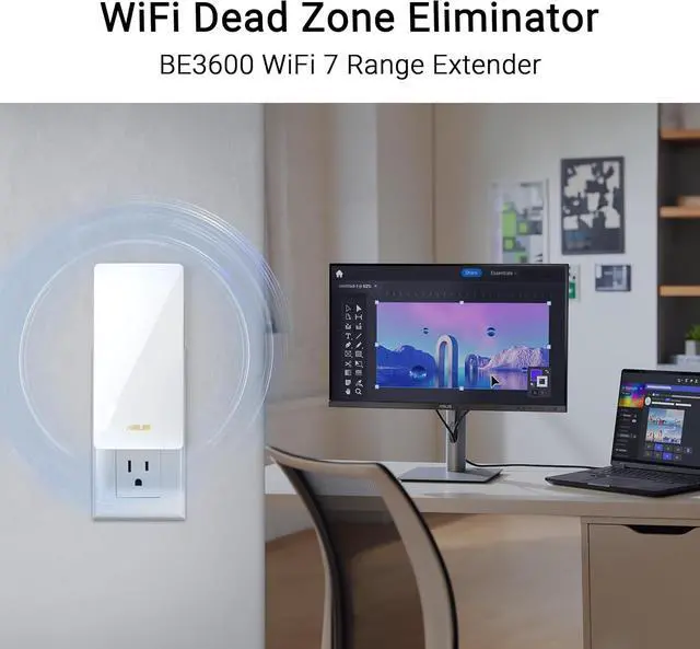 Alt view image 4 of 14 - ASUS RP-BE58 Range Extender