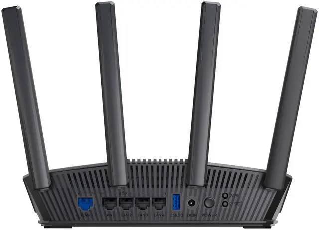 Alt view image 3 of 5 - ASUS RT-BE82U Dual-band WiFi 7 (802.11be) Smart AiMesh Extendable Router, 6500 Mbps, Five 2.5GbE ports, 4096-QAM, Up to 3 SSIDs for IoT Devices, Parental Controls & VPNs, Advanced Network Security