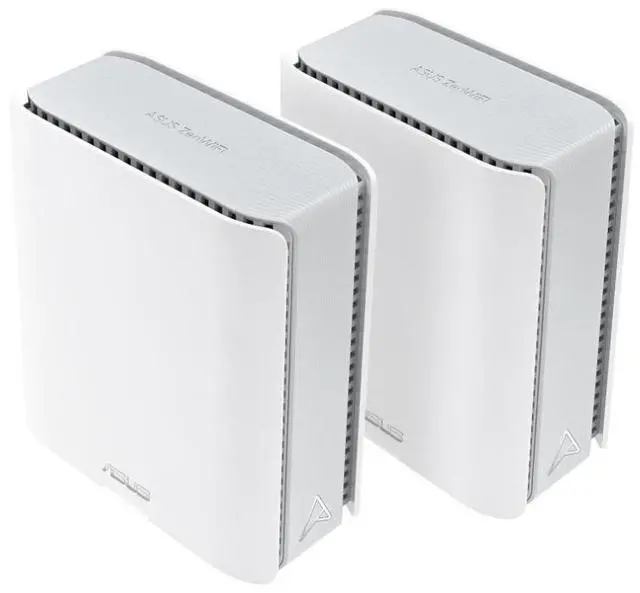 Alt view image 4 of 5 - Asus ZenWiFi BT8 BT8(W-2-PK) Wi-Fi 7 IEEE 802.11 a/b/g/n/ac/ax/be Ethernet Wireless Router - White  ZenWiFiBT82PK