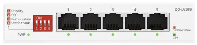 Alt view image 4 of 4 - ASUS QG-U1050 Unmanaged Network Switches