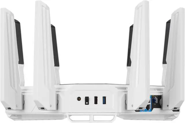 Alt view image 10 of 10 - ASUS ROG Rapture GT-BE19000AI Tri-band Gaming Router, WiFi 7, 802.11be, up to 3,500 sq. ft. & 200+ devices, Triple Level Security, Support AiMesh Whole Home Mesh WiFi, Dual 10G ports, AI WAN detection