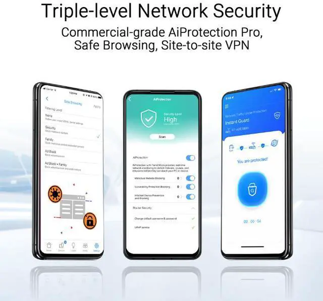 Alt view image 6 of 8 - ASUS ZenWiFi BE3600 Mesh Router White