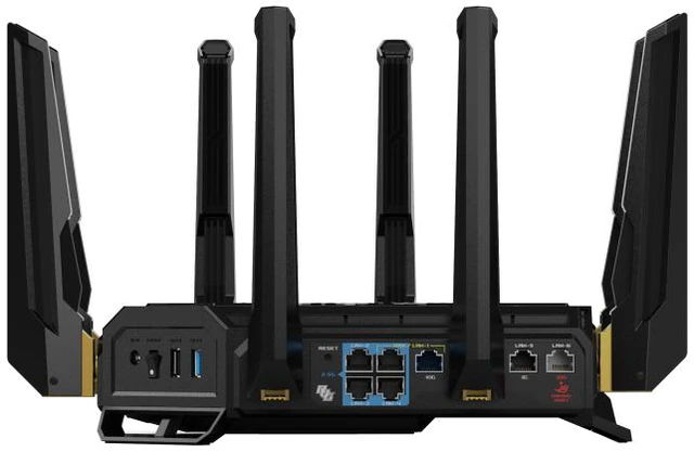 Alt view image 6 of 6 - ASUS ROG Rapture GT-BE98 Pro Edition 20 Wireless Gaming Router