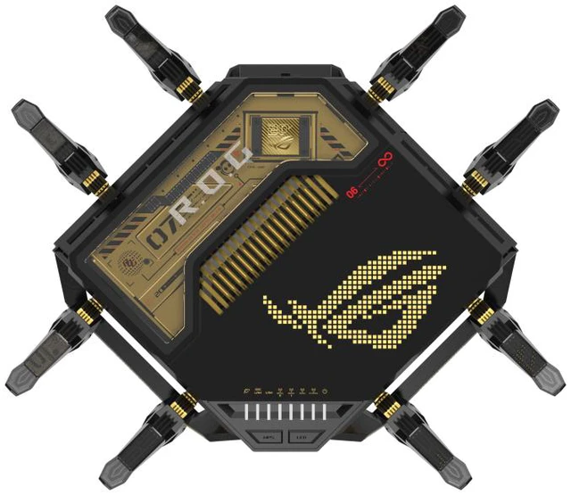 Alt view image 2 of 6 - ASUS ROG Rapture GT-BE98 Pro Edition 20 Wireless Gaming Router