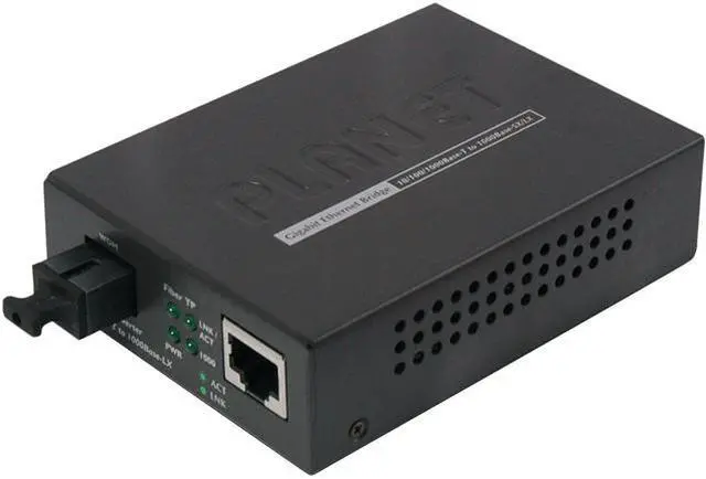 Main image of Planet GT-806A15 10/100/1000Base-T to 1000Base-LX (WDM) Media Converter TX:1310nm - 15km