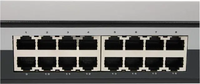 Alt view image 3 of 5 - JAHT JS-2016EL 19" Rackmount Switch