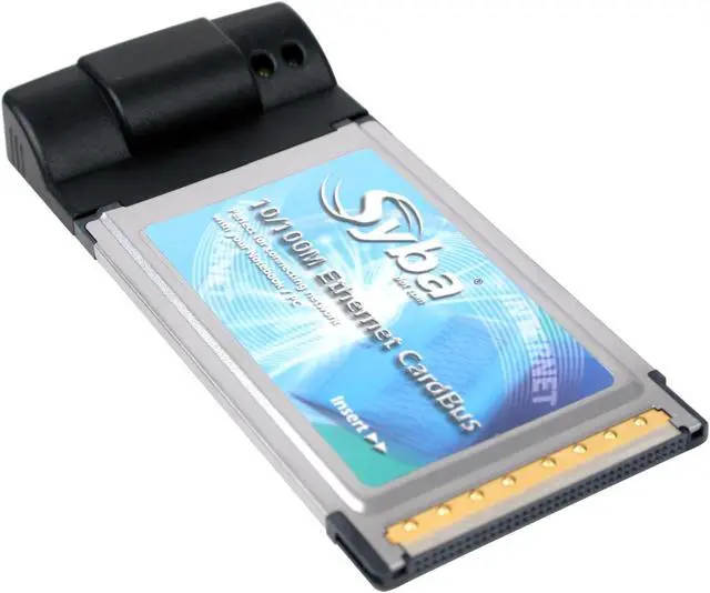 Alt view image 2 of 4 - SYBA SD-PCB-LAN CardBus Fast Ethernet Card