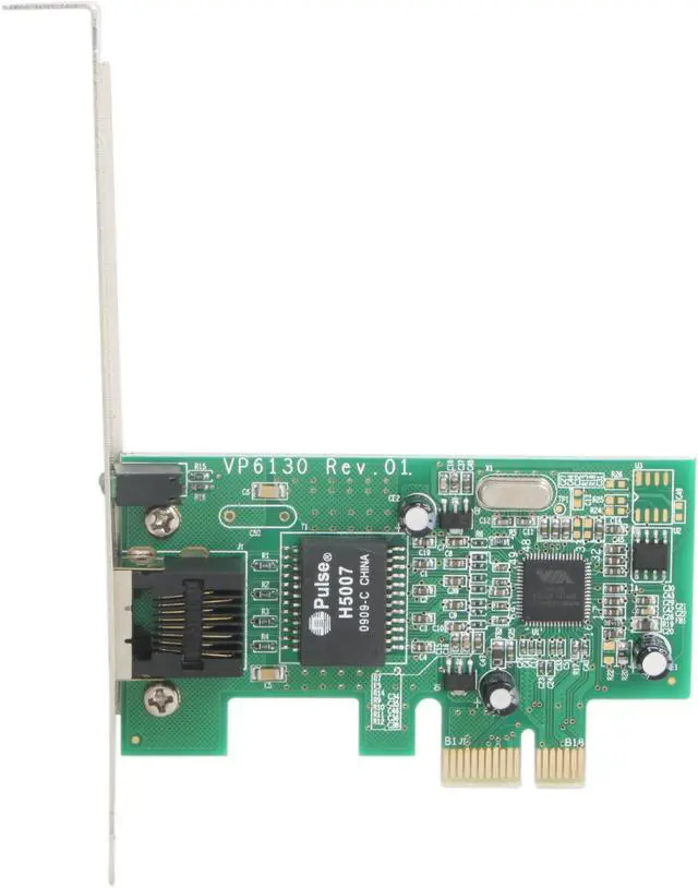 Alt view image 3 of 5 - SYBA SY-PEX24003 Network Card 10/100/1000Mbps PCI-Express 1 x RJ45