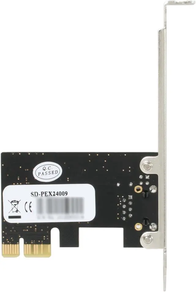 Alt view image 4 of 5 - SYBA SD-PEX24009 Network Card with Realtek RTL8111 Chipset 10/100/1000Mbps PCI-Express 1 x RJ45