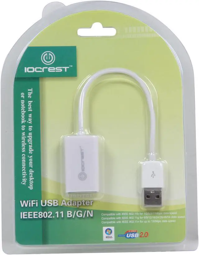 Alt view image 4 of 4 - SYBA SY-ADA23026 Wireless Adapter IEEE 802.11b/g/n USB 2.0 Up to 150Mbps Wireless Data Rates