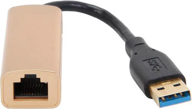 Alt view image 3 of 4 - SYBA SI-ADA24037 Gigabit Ethernet USB 3.0 Adapter,Realtek Chipset, GOLD 10/100/1000Mbps USB 3.0 1 x RJ45