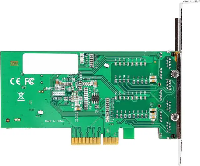 Alt view image 5 of 5 - SYBA SY-PEX24045 4 Port Gigabit Ethernet PCI-e x4 Network Interface Card 10/100/1000Mbps PCI-e x4