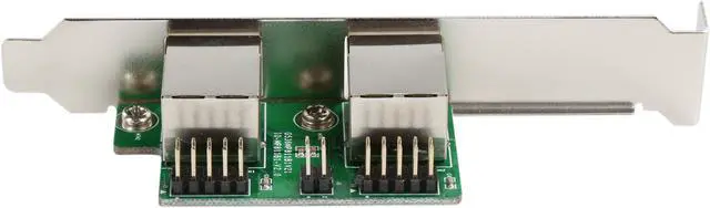 Alt view image 3 of 6 - SYBA SI-MPE24046 Mini PCI-Express 2-Port Gigabit Ethernet Card