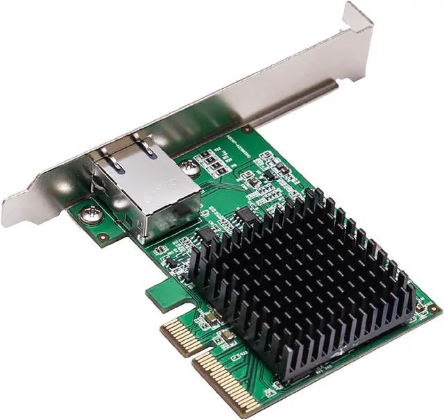 Alt view image 2 of 8 - SYBA SD-PEX24055 10 Gigabit 10GBase-T NBASE-T Ethernet PCI-e x4 Network Card (AQTION AQC107 Chipset) 10Gbps PCI-Express x4