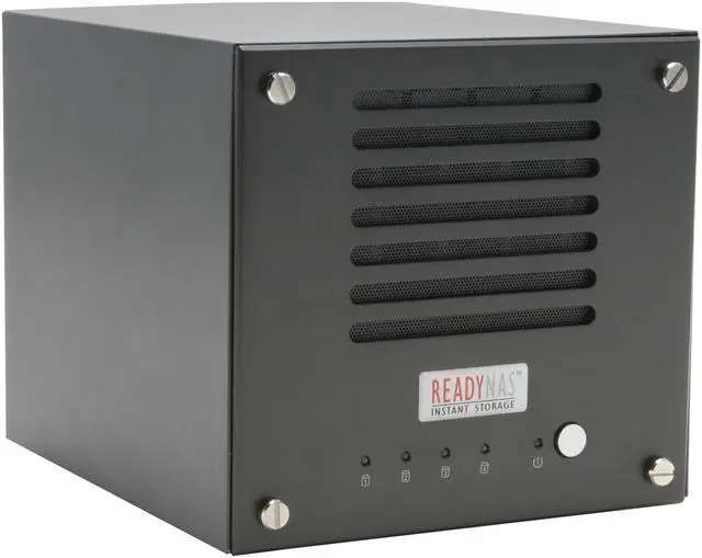 Main image of Infrant ReadyNAS RN600-1600 1.6TB Network Attached Storage 10/100/1000 M RJ-45, USB 2.0 32-bit RISC Network Storage Processor