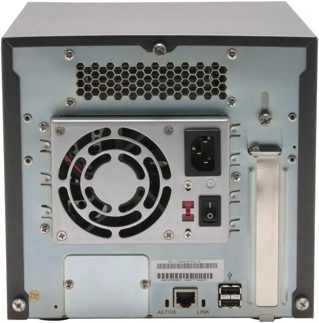 Alt view image 3 of 4 - Infrant ReadyNAS RN600-1600 1.6TB Network Attached Storage 10/100/1000 M RJ-45, USB 2.0 32-bit RISC Network Storage Processor
