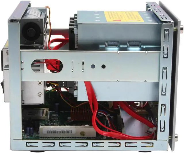 Alt view image 4 of 5 - Infrant ReadyNAS X6 (Diskless System) Support 4 SATA disks, up to 2TB capacity
Hard Disks Not Included Network Storage 2 x USB 2.0 plus 1 x 10/100/1000 RJ-45 32-bit RISC Network Storage Processor