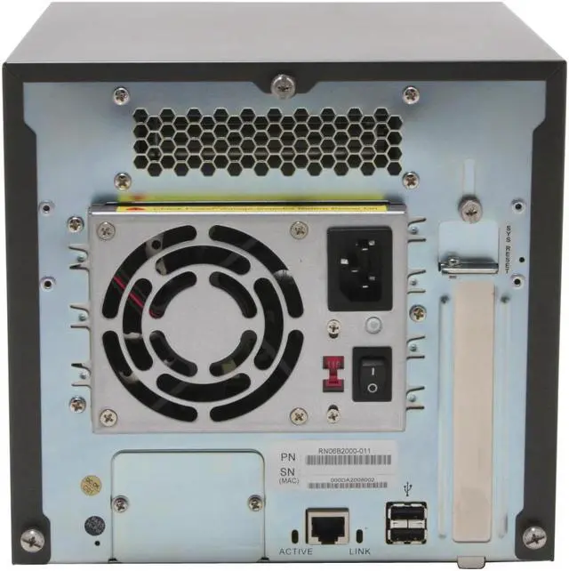 Alt view image 3 of 7 - Infrant ReadyNAS RN600-2000 2TB Network Storage RJ-45, USB 2.0 32-Bit RISC Network Storage Processor