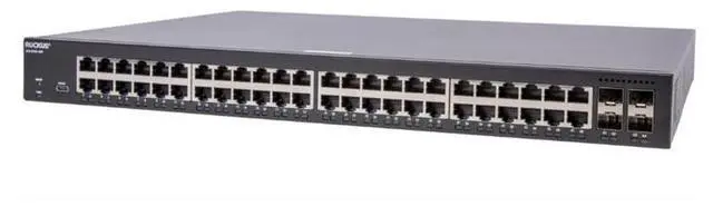 Alt view image 4 of 4 - RUCKUS ICX 8100 1RU Switch, 48x10/100/1000 Mbps PoE+ 802.3at, 30W Class 4 ports, 4x10GbE SFP+ uplink-ports, 740W PoE budget, Power cord not included | ICX8100-48PF-X