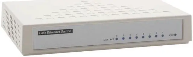 Airnet AES108P 8 port N-way Fast Ethernet Switch - Newegg.com