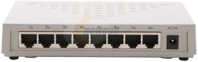Airnet AES108P 8 port N-way Fast Ethernet Switch - Newegg.com