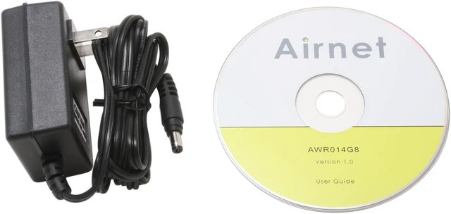 Airnet AWR014G8 108Mbps 4-Port Wireless Router Switch - Newegg.com