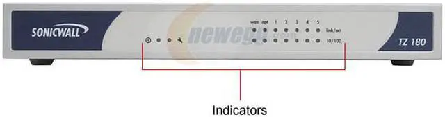 Alt view image 4 of 7 - SonicWall 01-SSC-6550 TZ 180 Wired