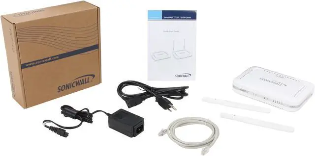 Alt view image 5 of 5 - SONICWALL 01-SSC-4892 TZ 205 Wireless-N Hardware w/  1-year of the Comprehensive Gateway Security Suite 500 Mbps Stateful Throughput