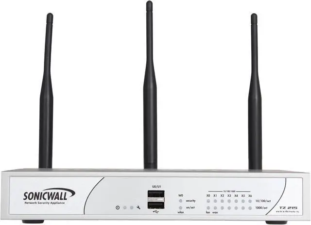 Alt view image 2 of 6 - SonicWALL 01-SSC-4972 TZ 215 Wireless-N Secure Upgrade Plus Program Hardware with 2 Years of the Comprehensive Gateway Security Suite