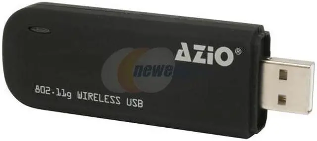 Main image of AZiO AWU254 802.11g 54Mbps Wireless Pen Adapter IEEE 802.11b/g USB 2.0 Up to 54Mbps Wireless Data Rates