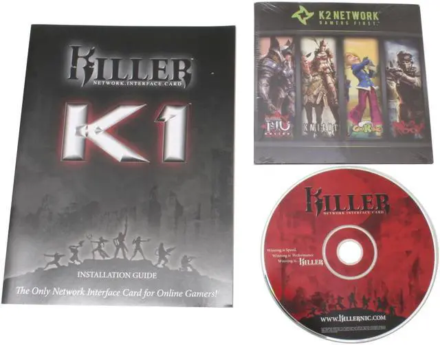 Alt view image 4 of 5 - Killer NIC K1 Gaming Network Card – 10/100/1000Mbps PCI Network Adapter -- Less Game Lag, Smoother Gameplay