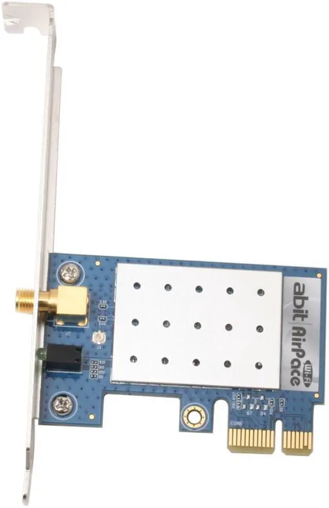Alt view image 3 of 7 - ABIT AirPace Wi-Fi Wireless Adapter IEEE 802.11b/g, Wi-Fi compliant PCI Express Up to 54Mbps Wireless Data Rates