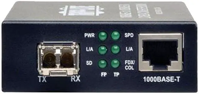 Alt view image 3 of 3 - Tripp Lite LC Multimode Media Converter, 10/100/1000, 550M, 850nm (N785-001-LC-MM)
